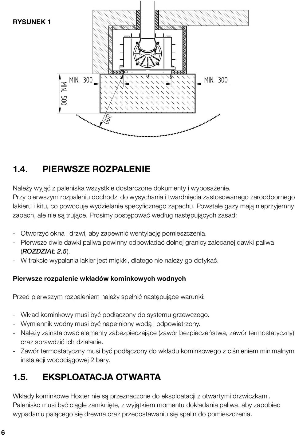 Powstałe gazy mają nieprzyjemny zapach, ale nie są trujące. Prosimy postępować według następujących zasad: - otworzyć okna i drzwi, aby zapewnić wentylację pomieszczenia.