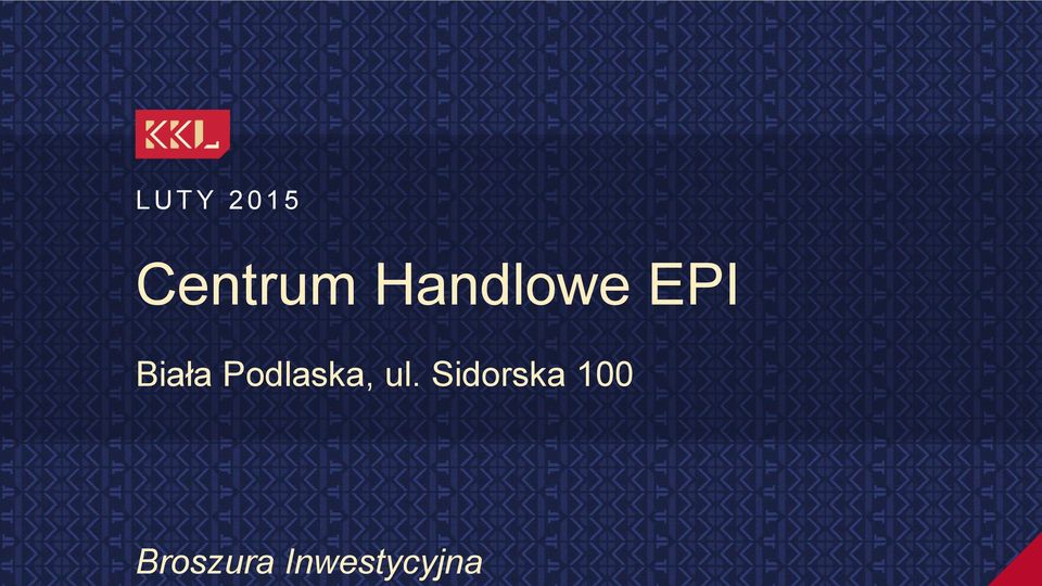 Handlowe EPI Biała