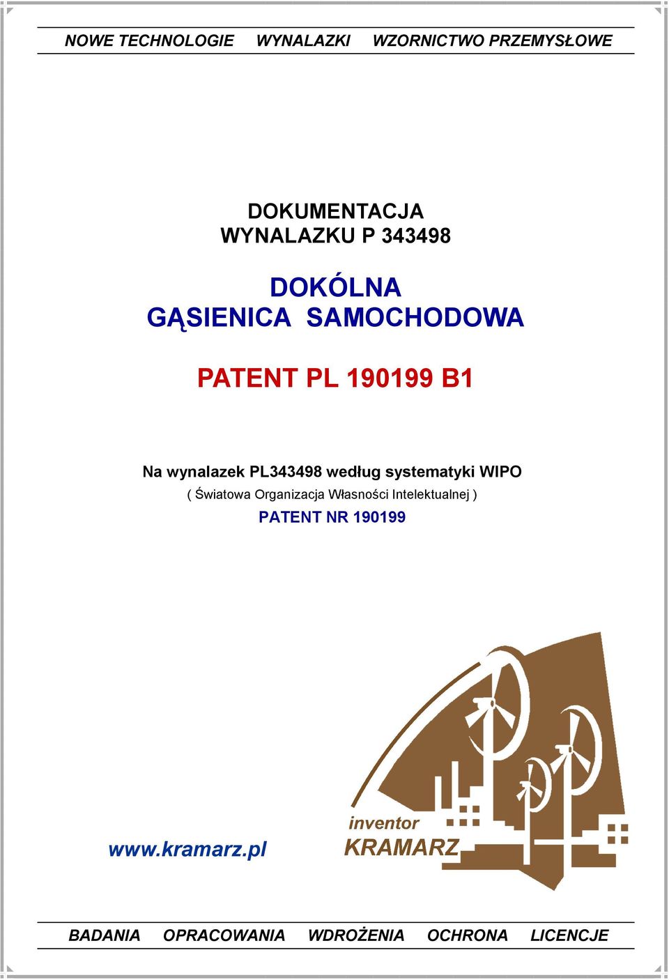 PL343498 według systematyki WIPO ( Światowa Organizacja Własności