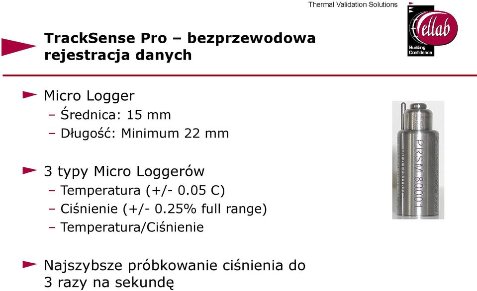 Temperatura (+/- 0.05 C) Ciśnienie (+/- 0.