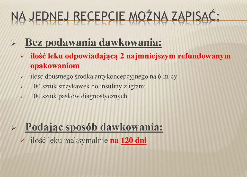 antykoncepcyjnego na 6 m-cy 100 sztuk strzykawek do insuliny z igłami 100