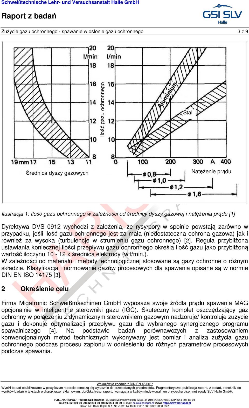 gazowa) jak i również za wysoka (turbulencje w strumieniu gazu ochronnego) [2].