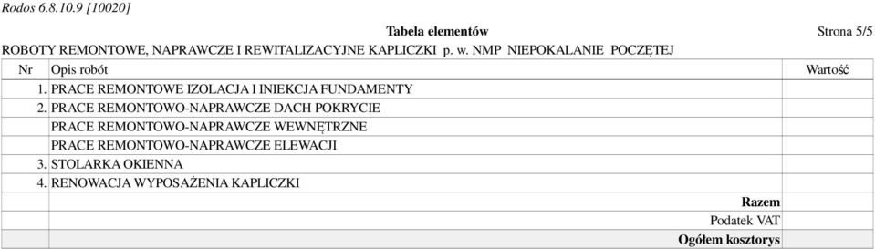 PRACE REMONTOWO-NAPRAWCZE DACH POKRYCIE PRACE REMONTOWO-NAPRAWCZE