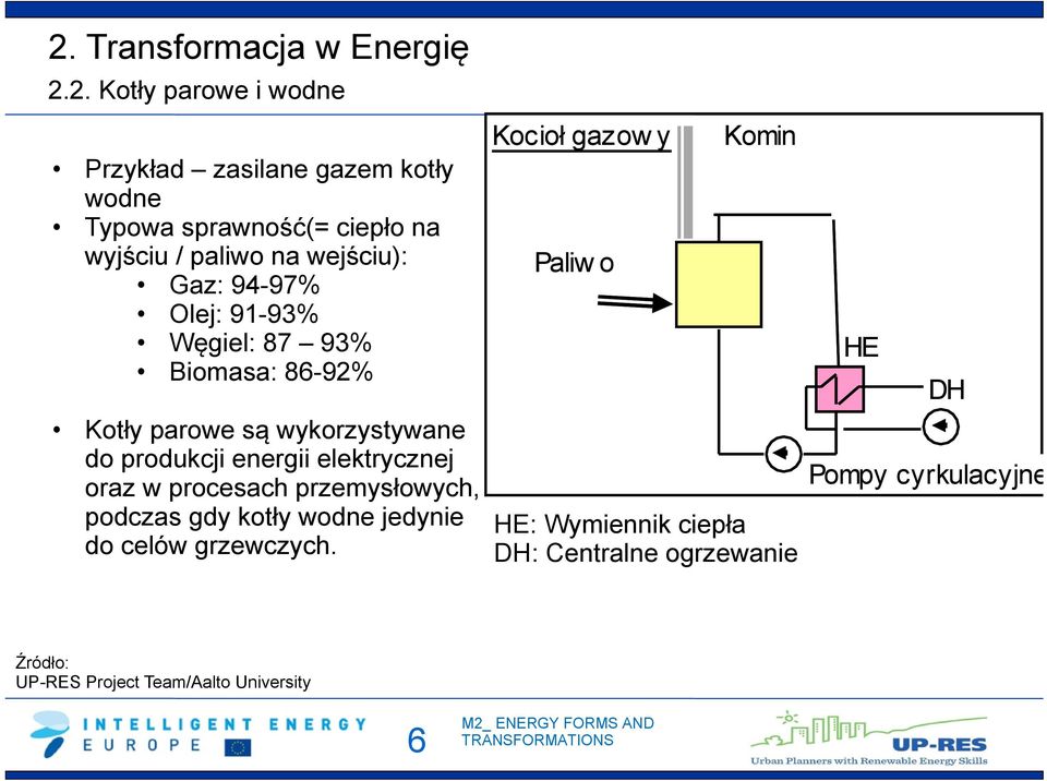 elektrycznej oraz w procesach przemysłowych, podczas gdy kotły wodne jedynie do celów grzewczych.