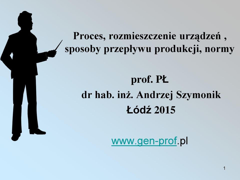 normy prof. PŁ dr hab. inż.