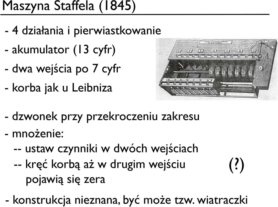 przekroczeniu zakresu - mnożenie: -- ustaw czynniki w dwóch wejściach -- kręć