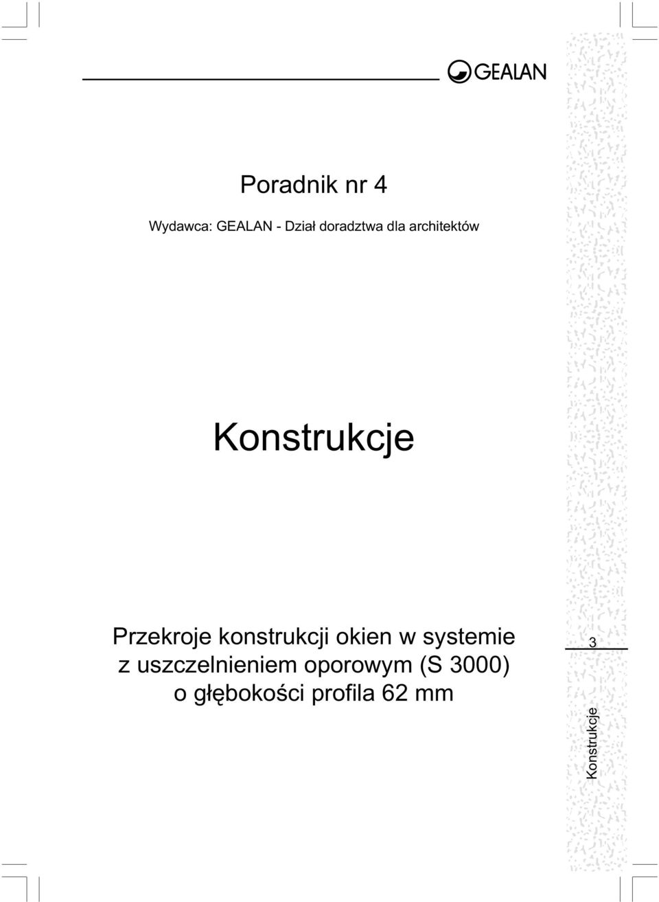 konstrukcji okien w systemie z uszczelnieniem