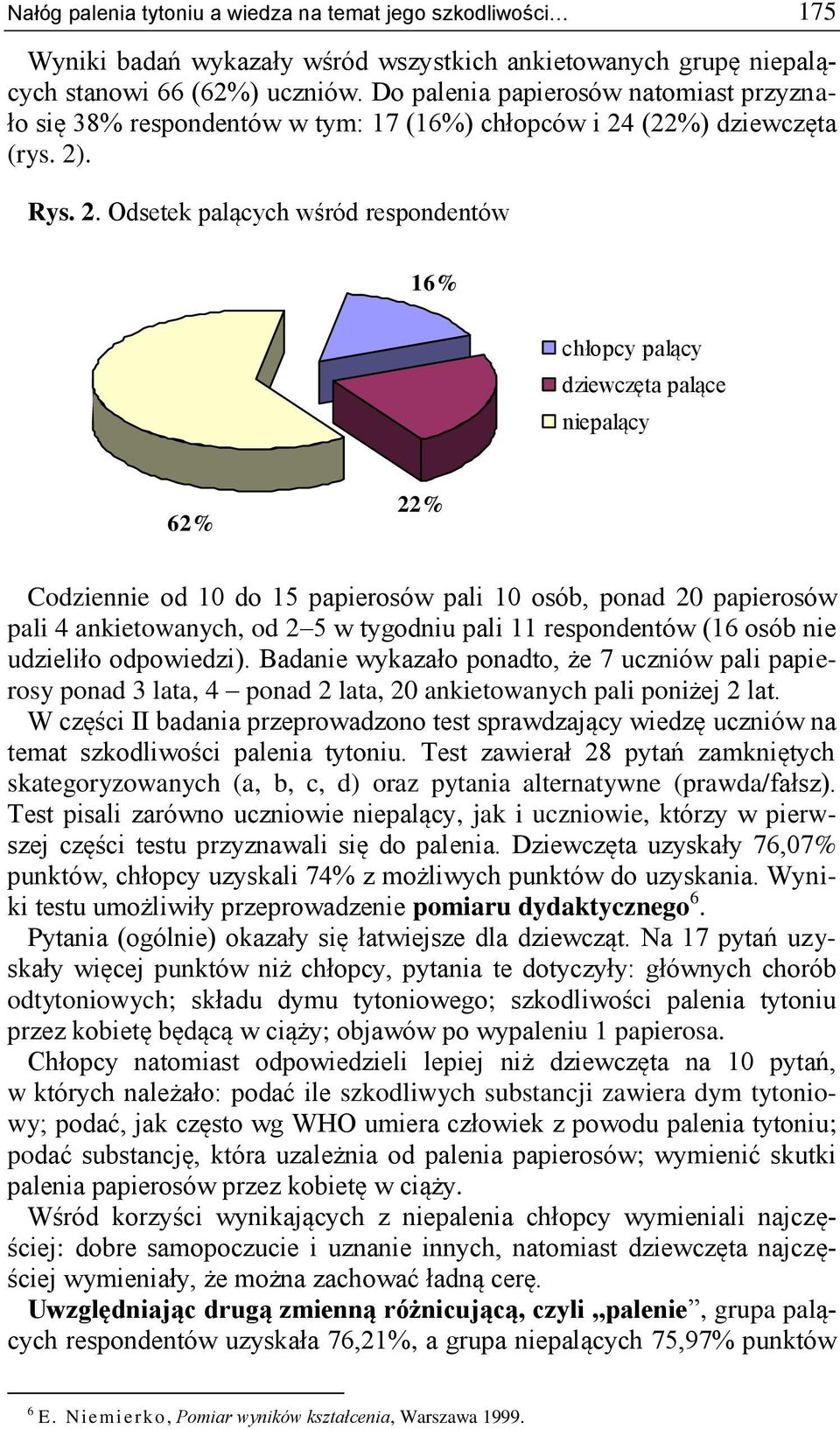 (22%) dziewczęta (rys. 2)