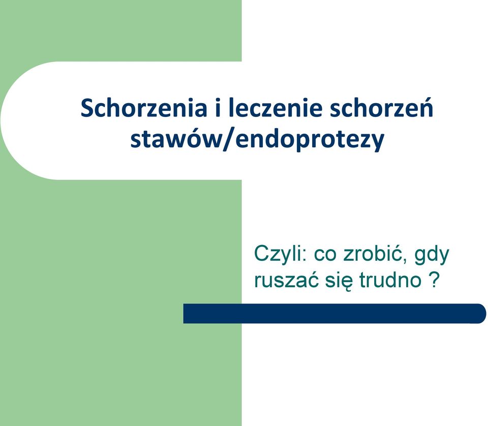 stawów/endoprotezy