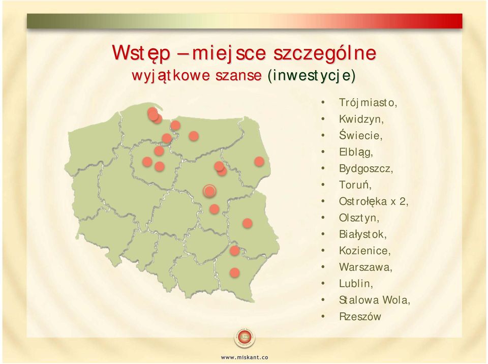 Elbląg, Bydgoszcz, Toruń, Ostrołęka x 2,