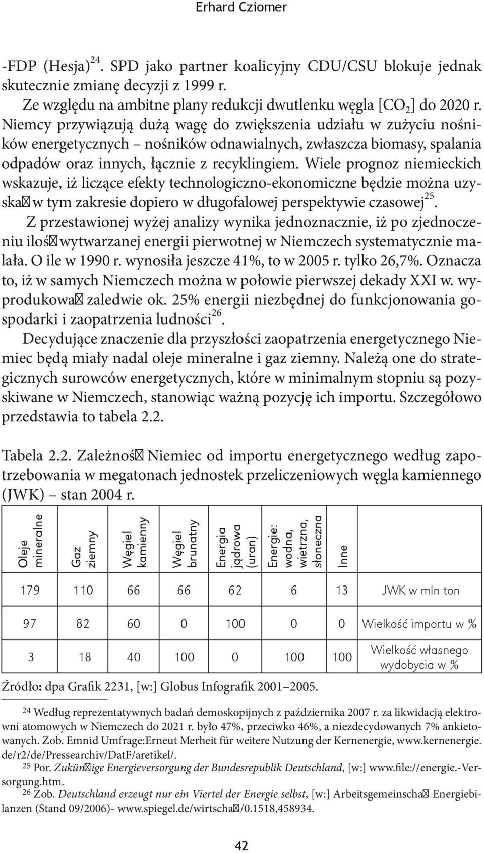 Wiele prognoz niemieckich wskazuje, iż liczące efekty technologiczno-ekonomiczne będzie można uzyskać w tym zakresie dopiero w długofalowej perspektywie czasowej 25.