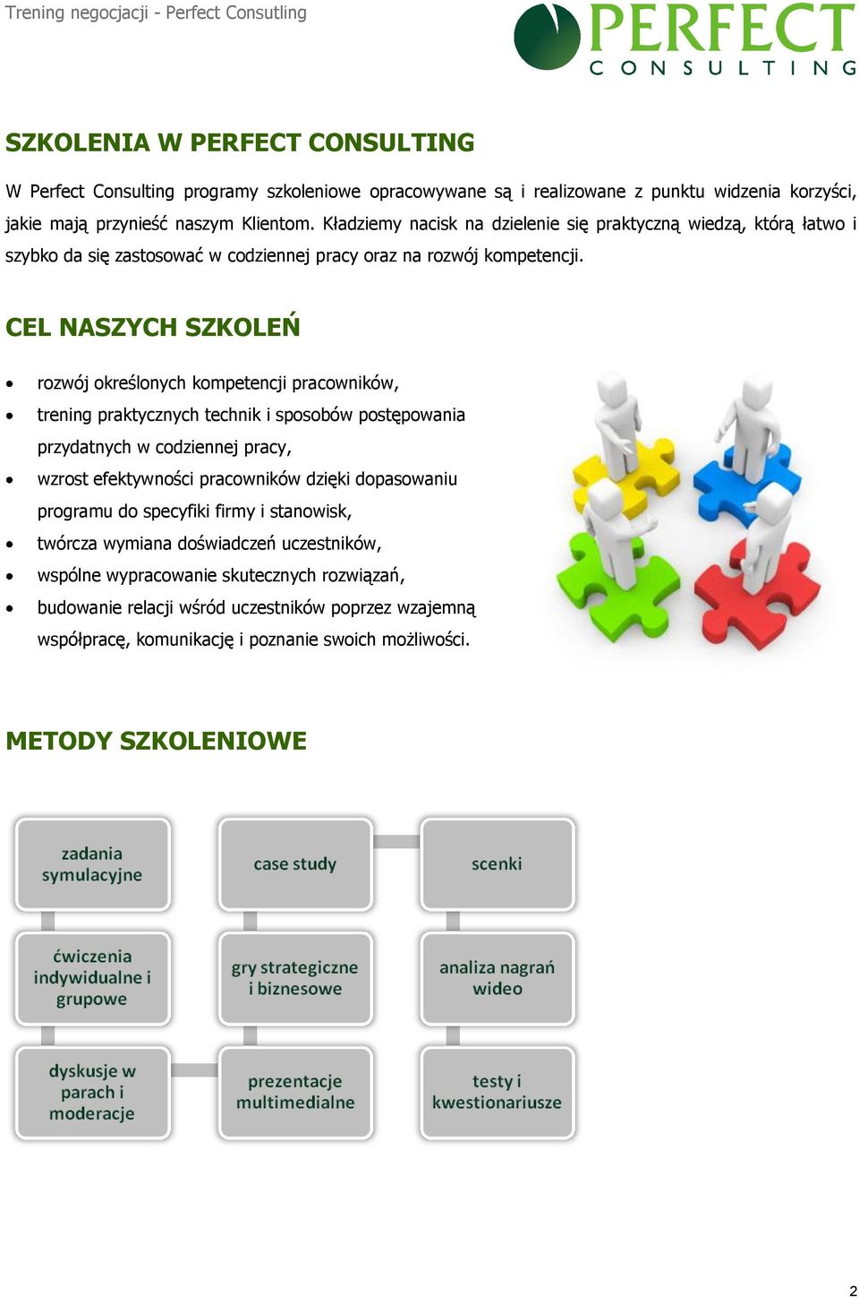 CEL NASZYCH SZKOLEŃ rozwój określonych kompetencji pracowników, trening praktycznych technik i sposobów postępowania przydatnych w codziennej pracy, wzrost efektywności pracowników dzięki