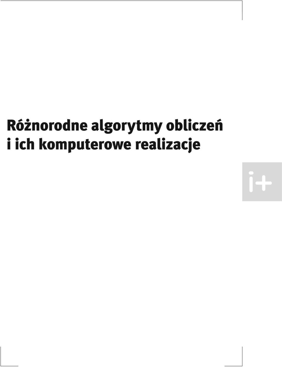 obliczeń i ich