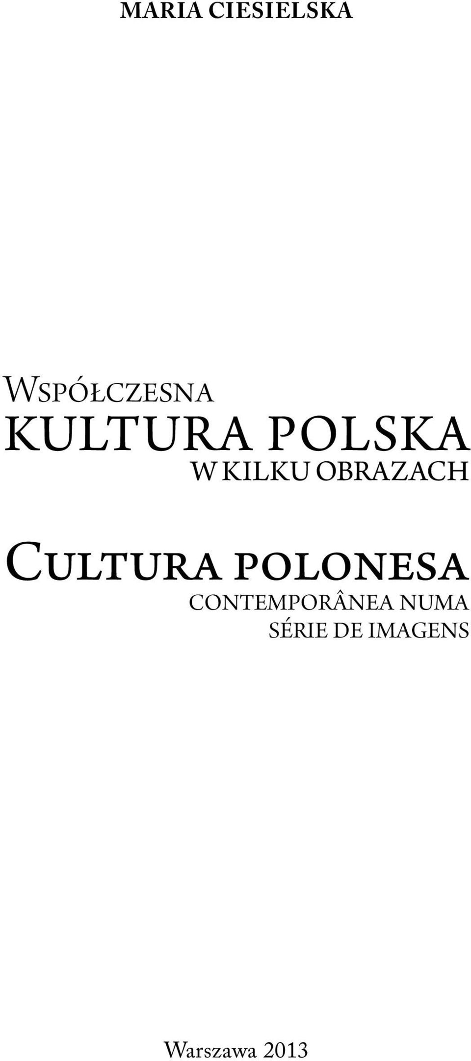 Cultura polonesa contemporânea