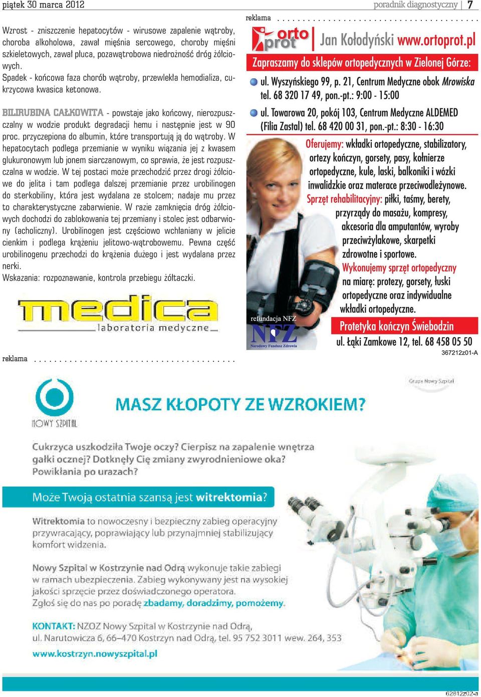 poradnik diagnostyczny 7 reklama........................................ BI LI RU BI NA CAŁ KO WI TA - po wsta je ja ko koń co wy, nie roz pusz - czal ny w wo dzie pro dukt de gra da cji he mu i na stęp nie jest w 90 proc.