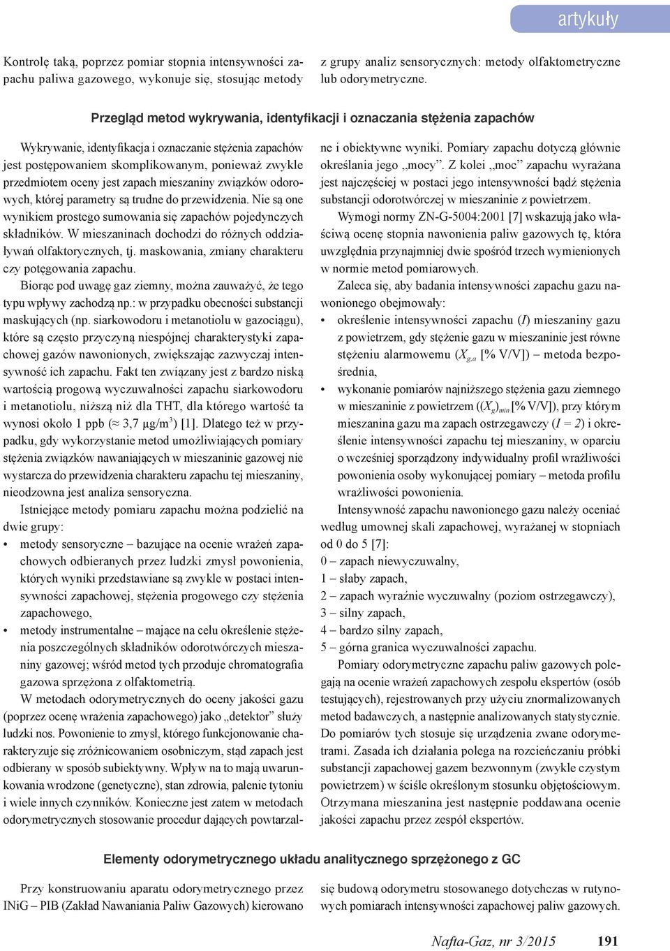 jest zapach mieszaniny związków odorowych, której parametry są trudne do przewidzenia. Nie są one wynikiem prostego sumowania się zapachów pojedynczych składników.