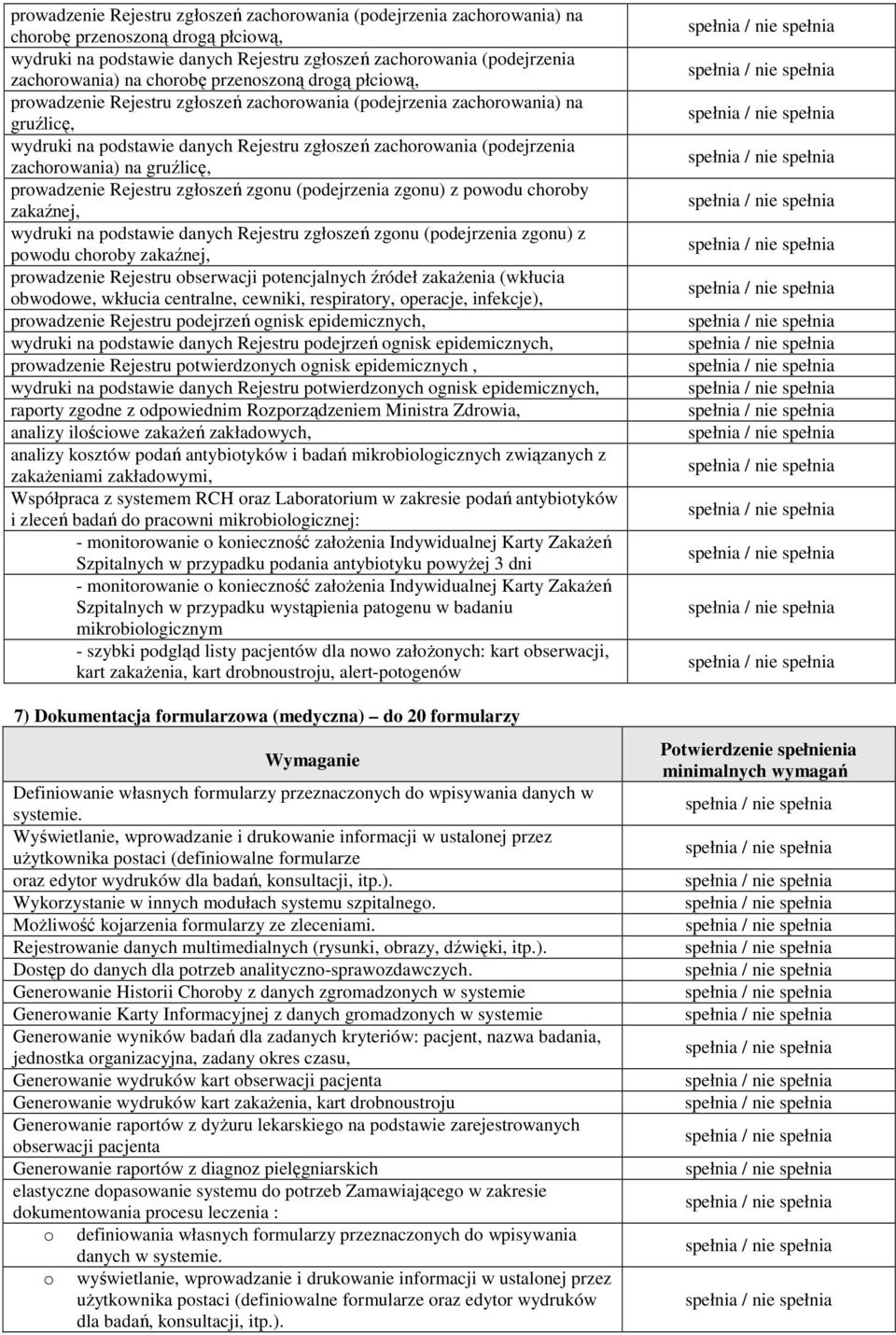 zachorowania) na gruźlicę, prowadzenie Rejestru zgłoszeń zgonu (podejrzenia zgonu) z powodu choroby zakaźnej, wydruki na podstawie danych Rejestru zgłoszeń zgonu (podejrzenia zgonu) z powodu choroby