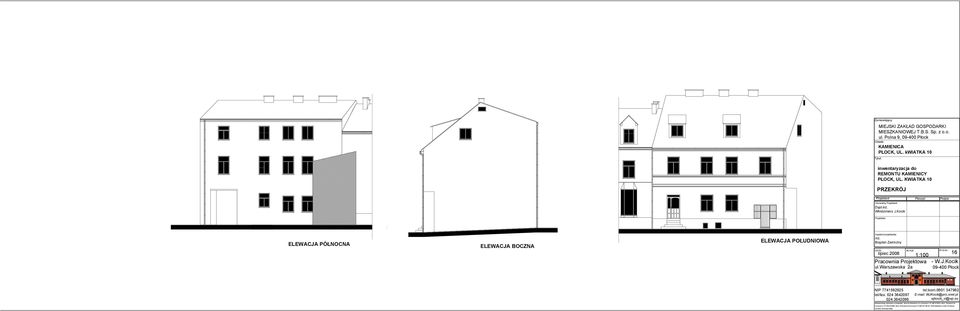 kwitk 0 inwentaryzacja do REMONTU KMIENICY PŁOCK, UL.