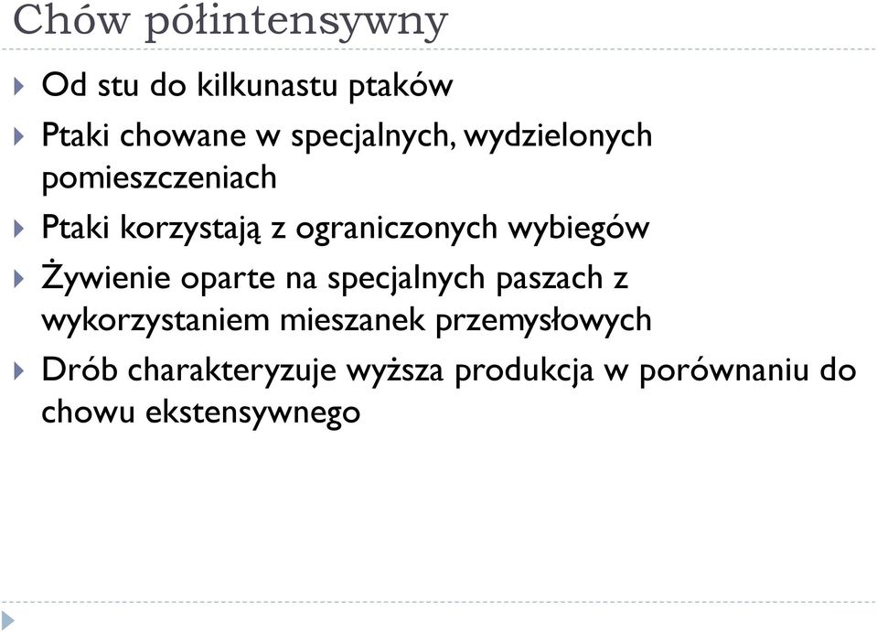 wybiegów Żywienie oparte na specjalnych paszach z wykorzystaniem mieszanek