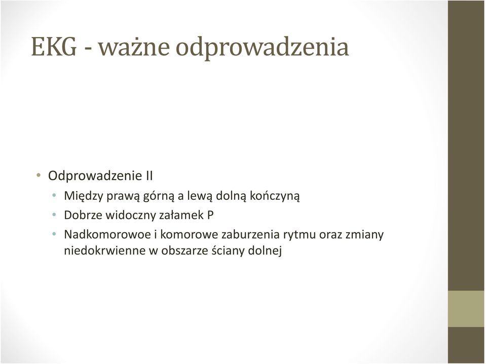 załamek P Nadkomorowoei komorowe zaburzenia rytmu