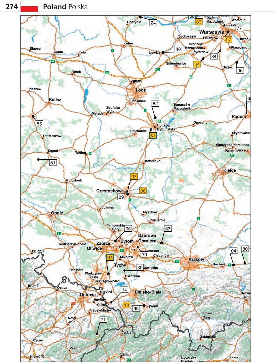 Mazowiecki Grodzisk Mazowiecki Grójec Szydłowiec Ząbki Chrzanów Nowy Targ Bochnia Zakopane Liptovský Mikuláš Zlín Karviná Frýdek-Místek Opava Havířov Jaworzno Jastrzębie-Zdrój Kędzierzyn-Koźle