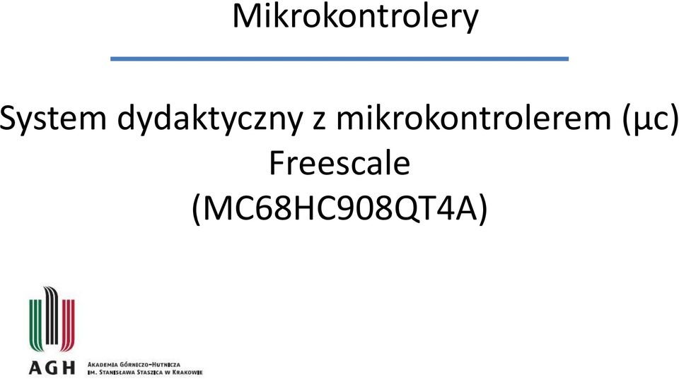 mikrokontrolerem