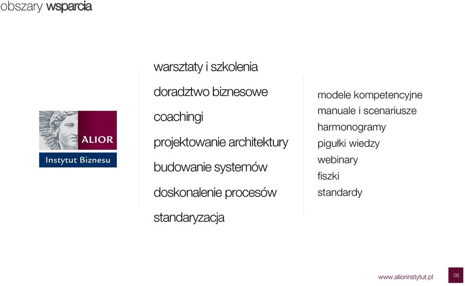 doskonalenie procesów modele kompetencyjne manuale i scenariusze