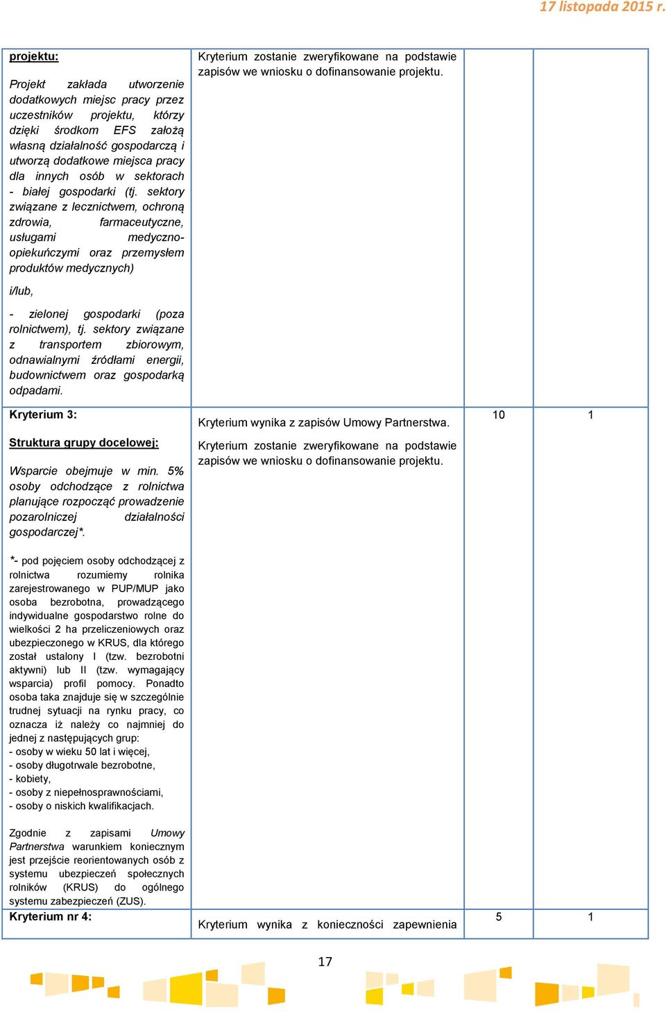 sektory związane z lecznictwem, ochroną zdrowia, farmaceutyczne, usługami medycznoopiekuńczymi oraz przemysłem produktów medycznych) Kryterium zostanie zweryfikowane na podstawie zapisów i/lub, -