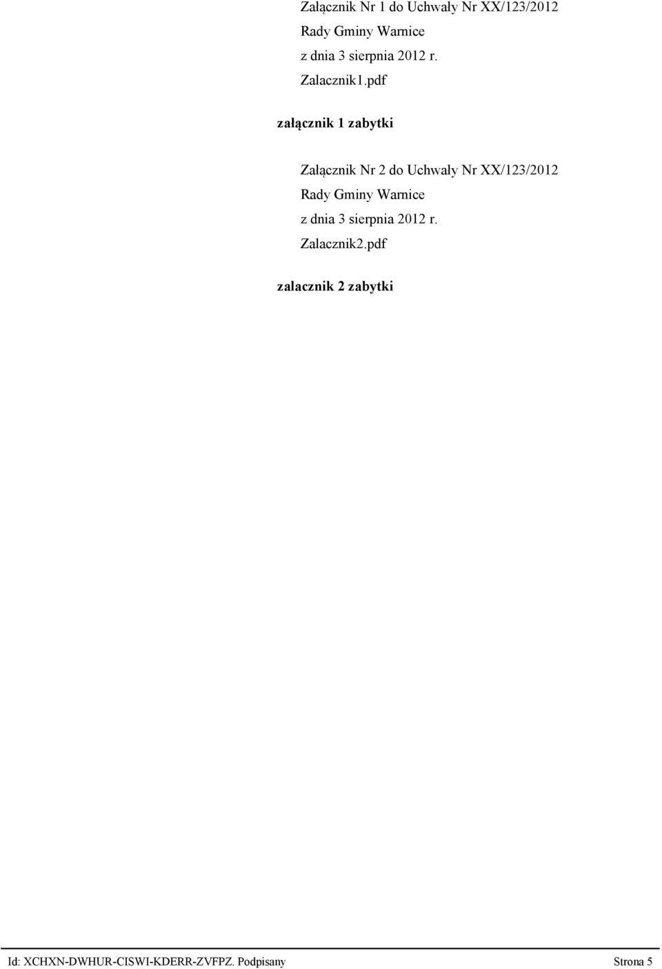 pdf załącznik 1 zabytki Załącznik Nr 2 do Uchwały Nr