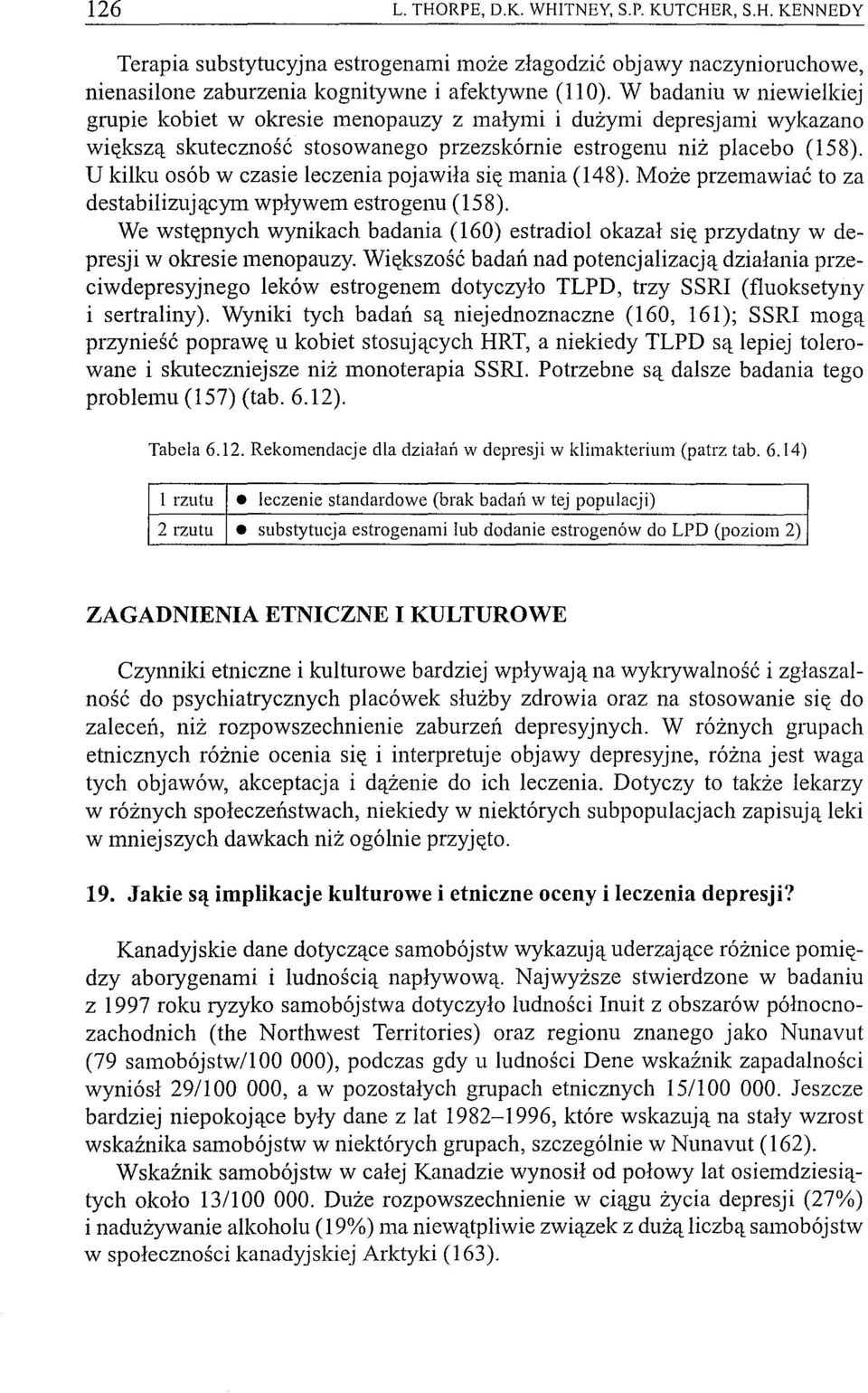 U kilku osób w czasie leczenia pojawiła się mania (148). Może przemawiać to za destabilizującym wpływem estrogenu (158).