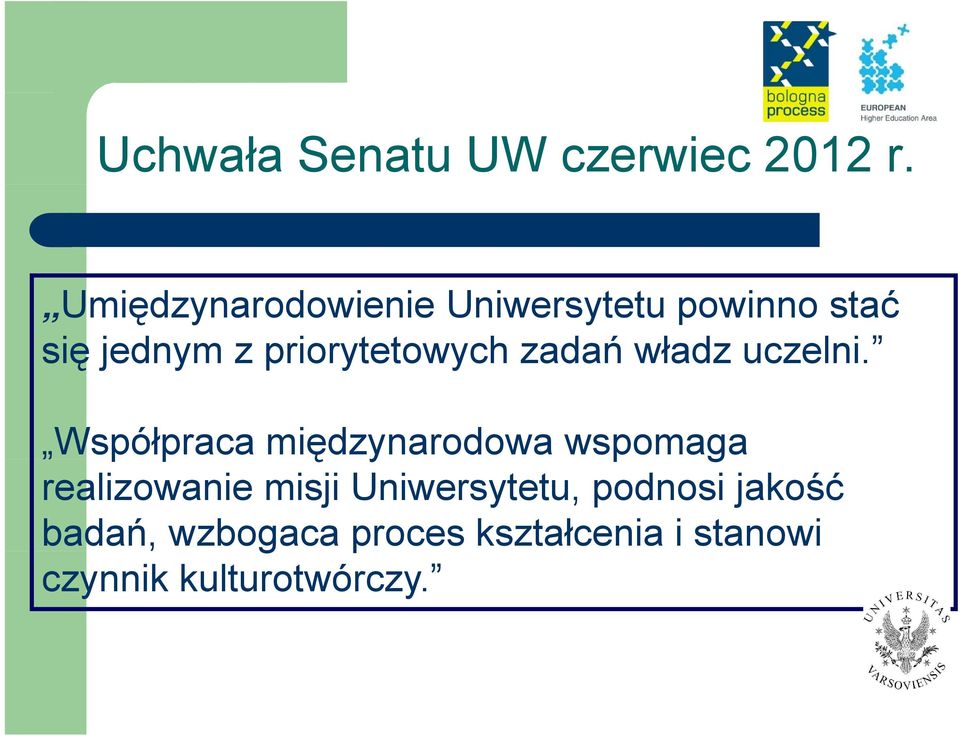 priorytetowych y zadań władz uczelni.