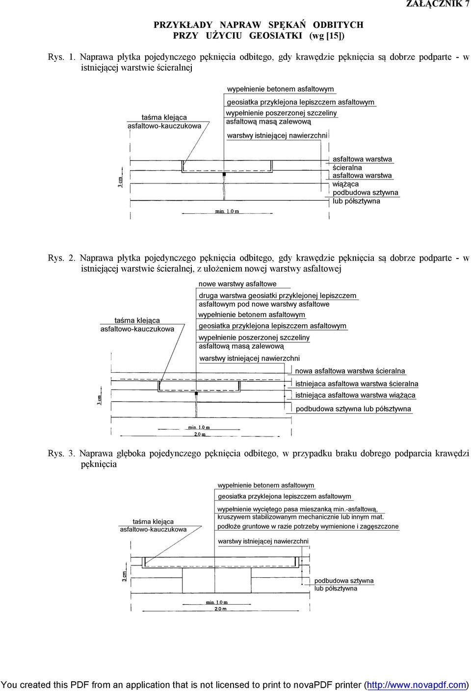 ścieralnej Rys. 2.  ścieralnej, z ułożeniem nowej warstwy asfaltowej Rys. 3.