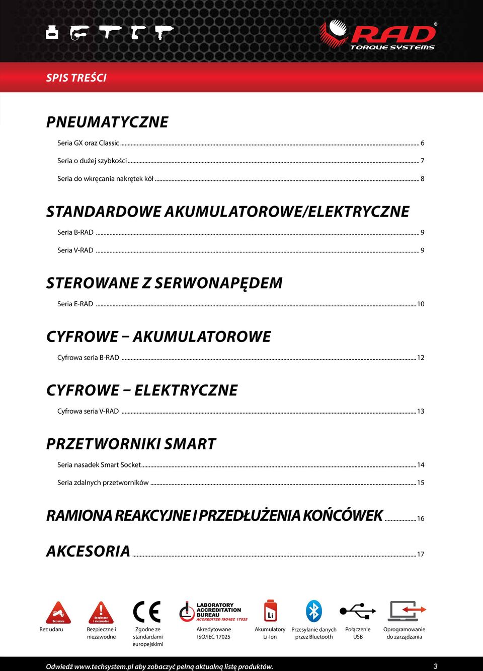 ..14 Seria zdalnych przetworników...15 RMION REKYJNE I PRZEŁUŻENI KOŃÓWEK...16 KESORI.