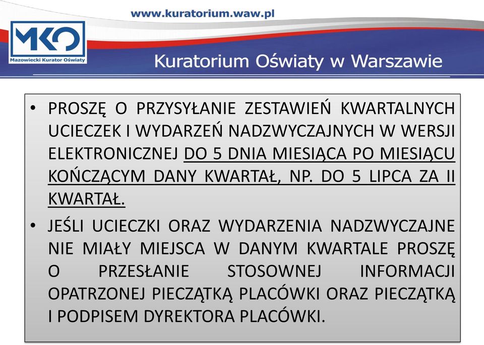 DO 5 LIPCA ZA II KWARTAŁ.