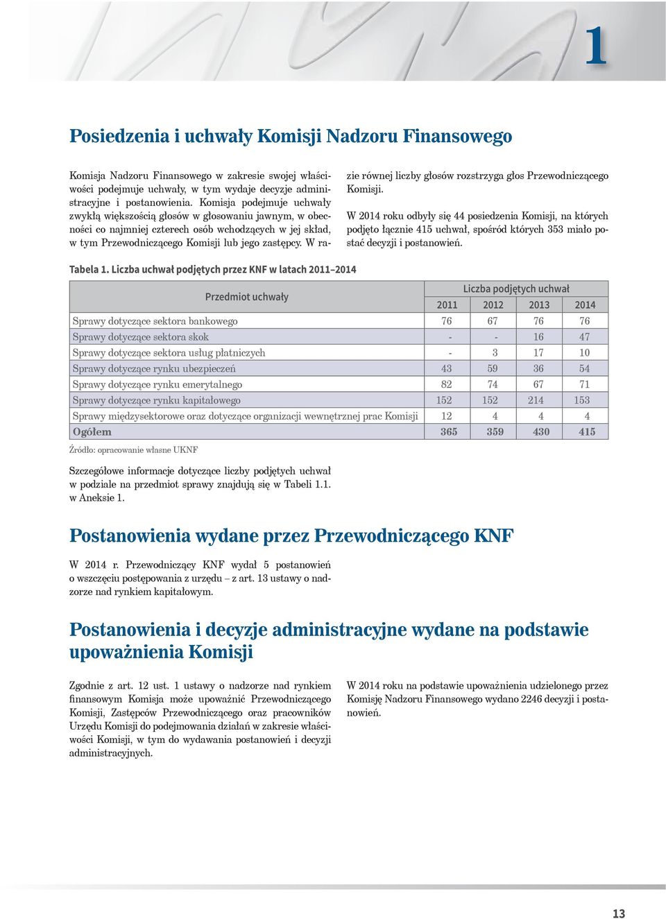 W razie równej liczby głosów rozstrzyga głos Przewodniczącego Komisji.