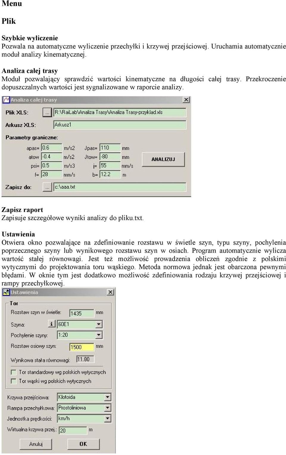 Zapisz raport Zapisuje szczegółowe wyniki analizy do pliku.txt.