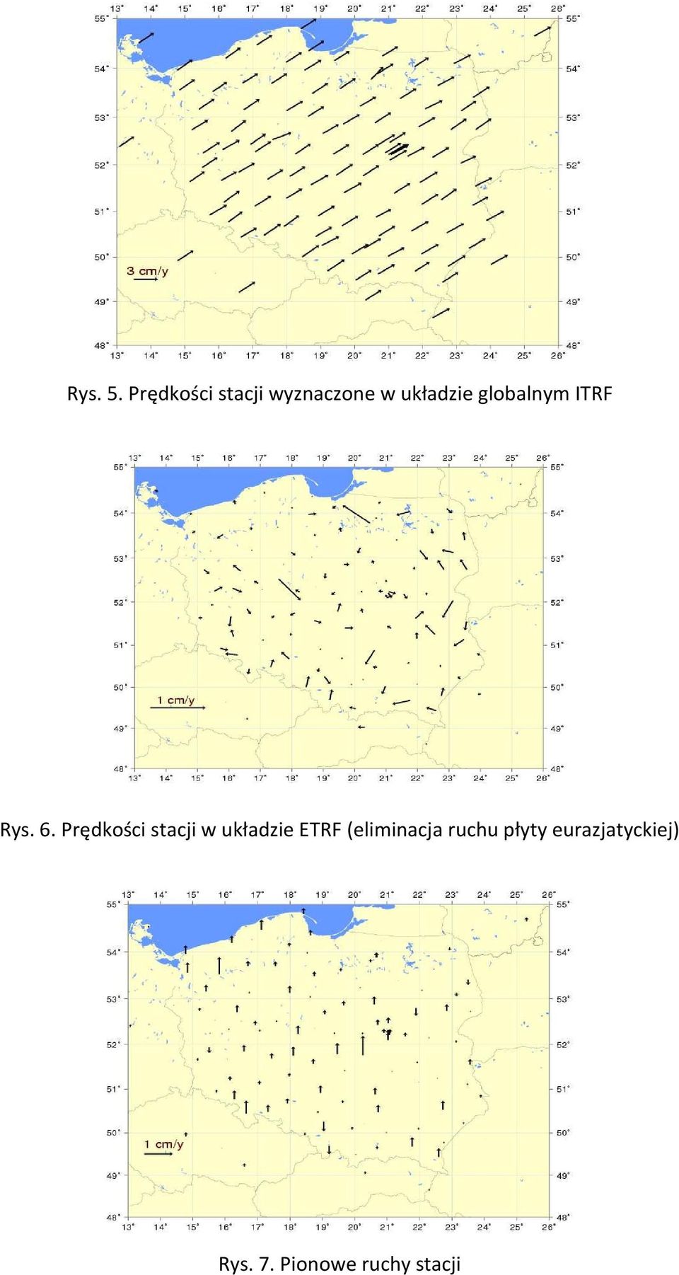 globalnym ITRF Rys. 6.