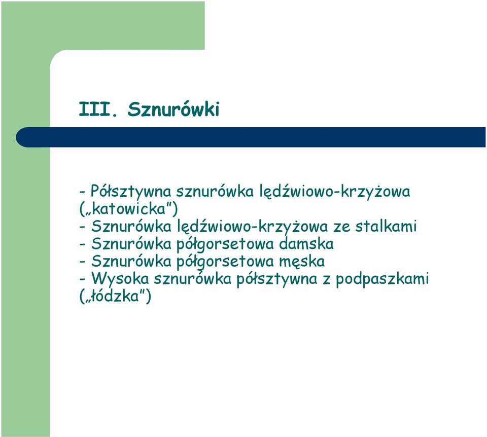 - Sznurówka półgorsetowa damska - Sznurówka półgorsetowa