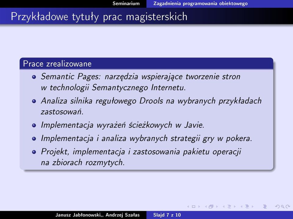 Implementacja wyra»e«±cie»kowych w Javie. Implementacja i analiza wybranych strategii gry w pokera.