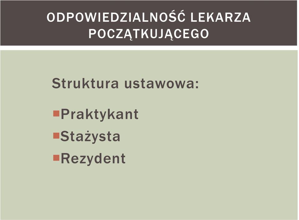 POCZĄTKUJĄCEGO