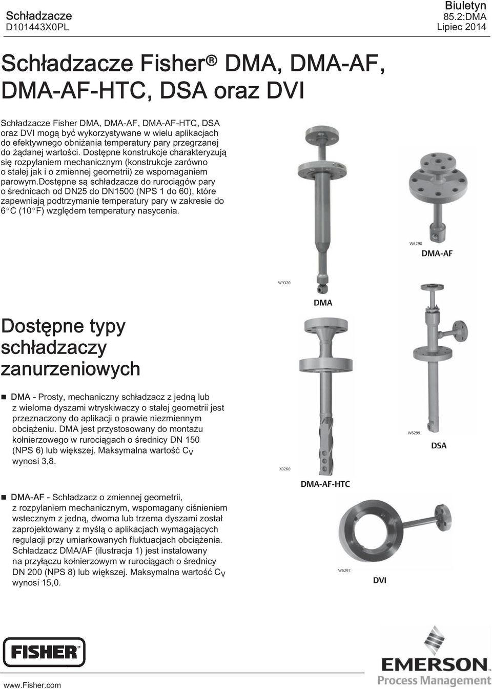 Dostępne konstrukcje charakteryzują się rozpylaniem mechanicznym (konstrukcje zarówno o stałej jak i o zmiennej geometrii) ze wspomaganiem parowym.