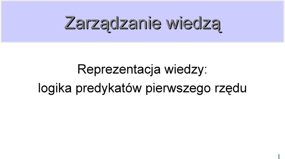 wiedzy: logika