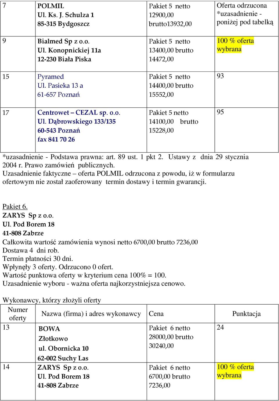 Konopnickiej 11a 12-230 Biała Piska 15 Pyramed Ul.