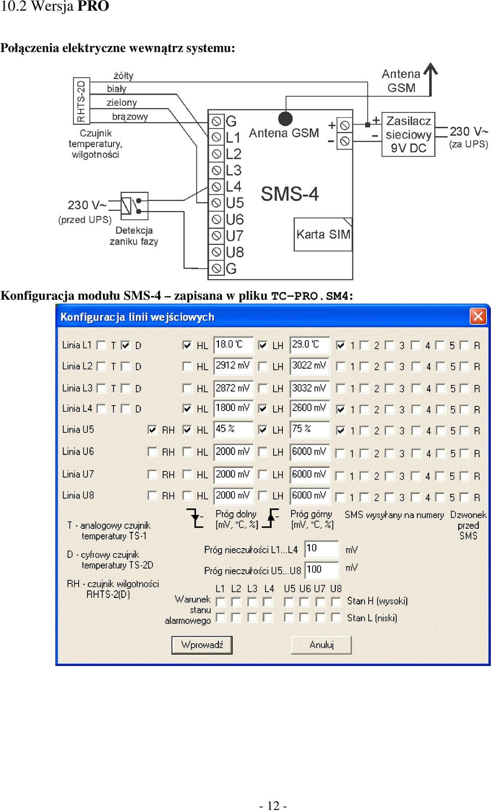 Konfiguracja modułu SMS-4