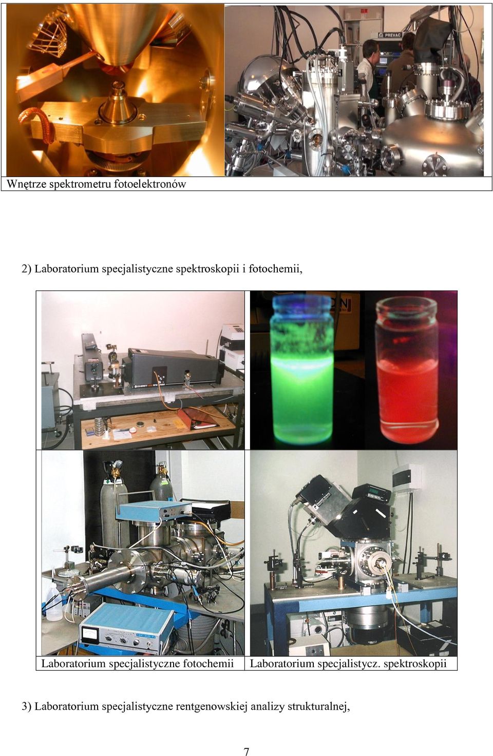 specjalistyczne fotochemii Laboratorium specjalistycz.