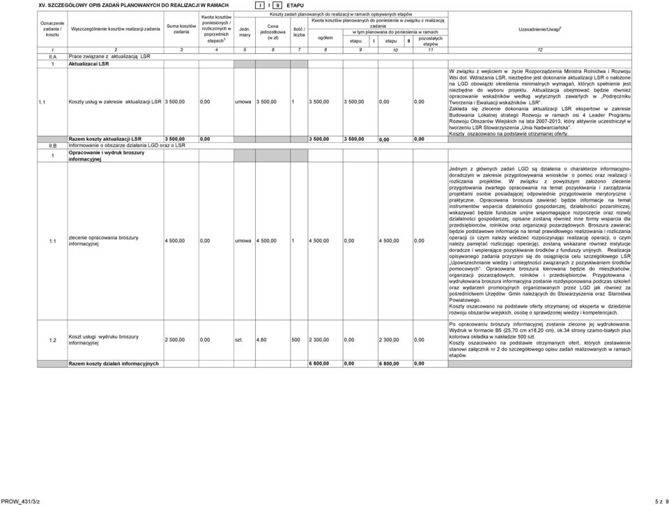 informacyjnej zlecenie opracowania broszury informacyjnej 4 500,00 0,00 umowa 4 500,00 3 500,00 3 500,00 0,00 0,00 3 500,00 3 500,00 0,00 0,00 4 500,00 0,00 4 500,00 0,00 W związku z wejściem w życie