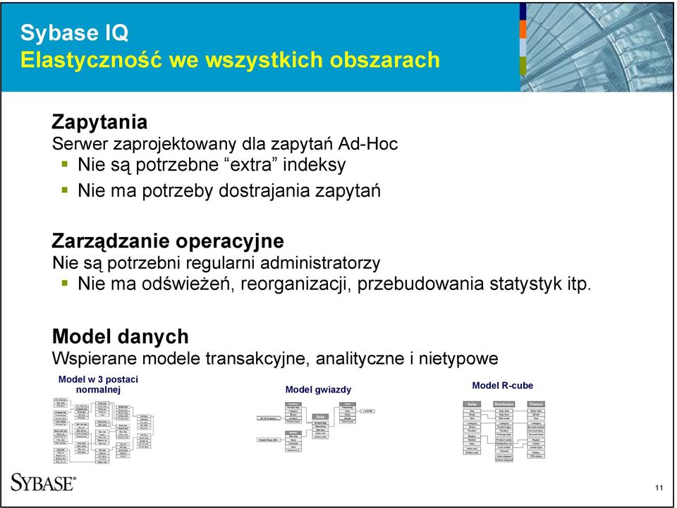 regularni administratorzy Nie ma odświeżeń, reorganizacji, j, przebudowania statystyk y itp.