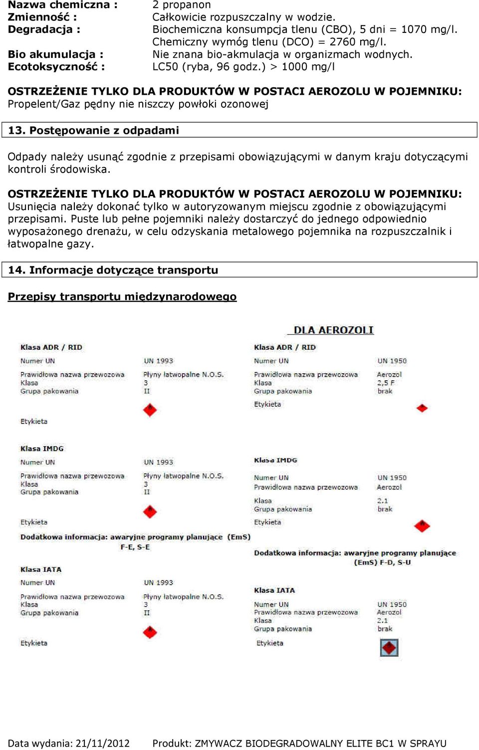 Postępowanie z odpadami Odpady należy usunąć zgodnie z przepisami obowiązującymi w danym kraju dotyczącymi kontroli środowiska.