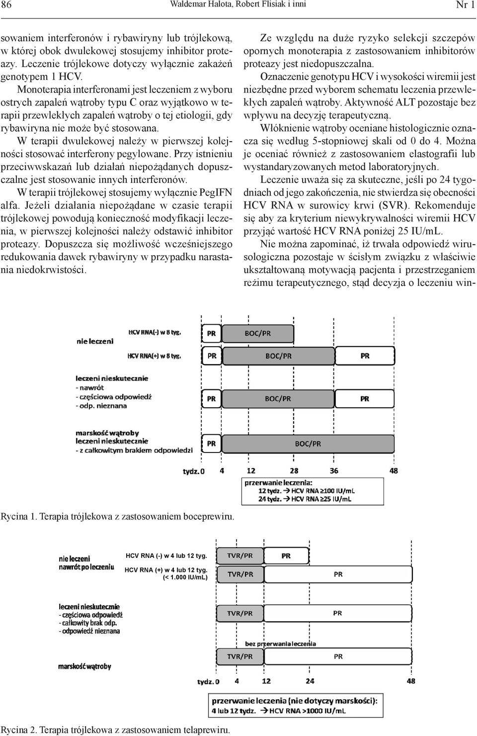 Oznaczenie genotypu HCV i wysokości wiremii jest Monoterapia interferonami jest leczeniem z wyboru niezbędne przed wyborem schematu leczenia przewlekłych zapaleń wątroby.