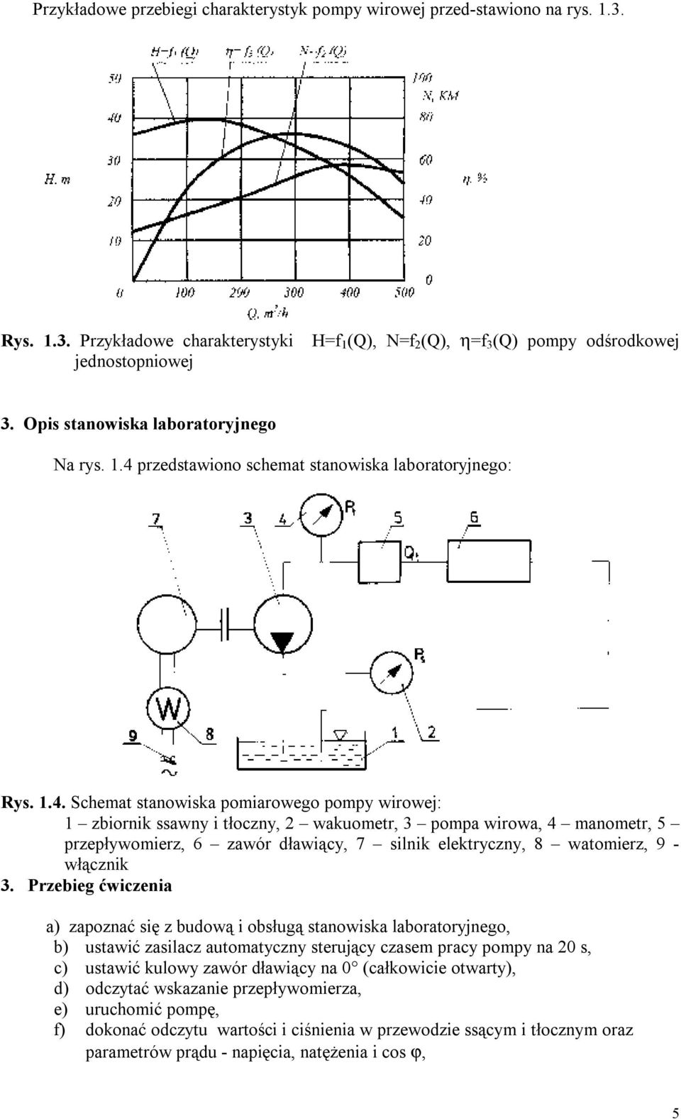 przedstawiono schemat stanowiska laboratoryjnego: Rys. 1.4.